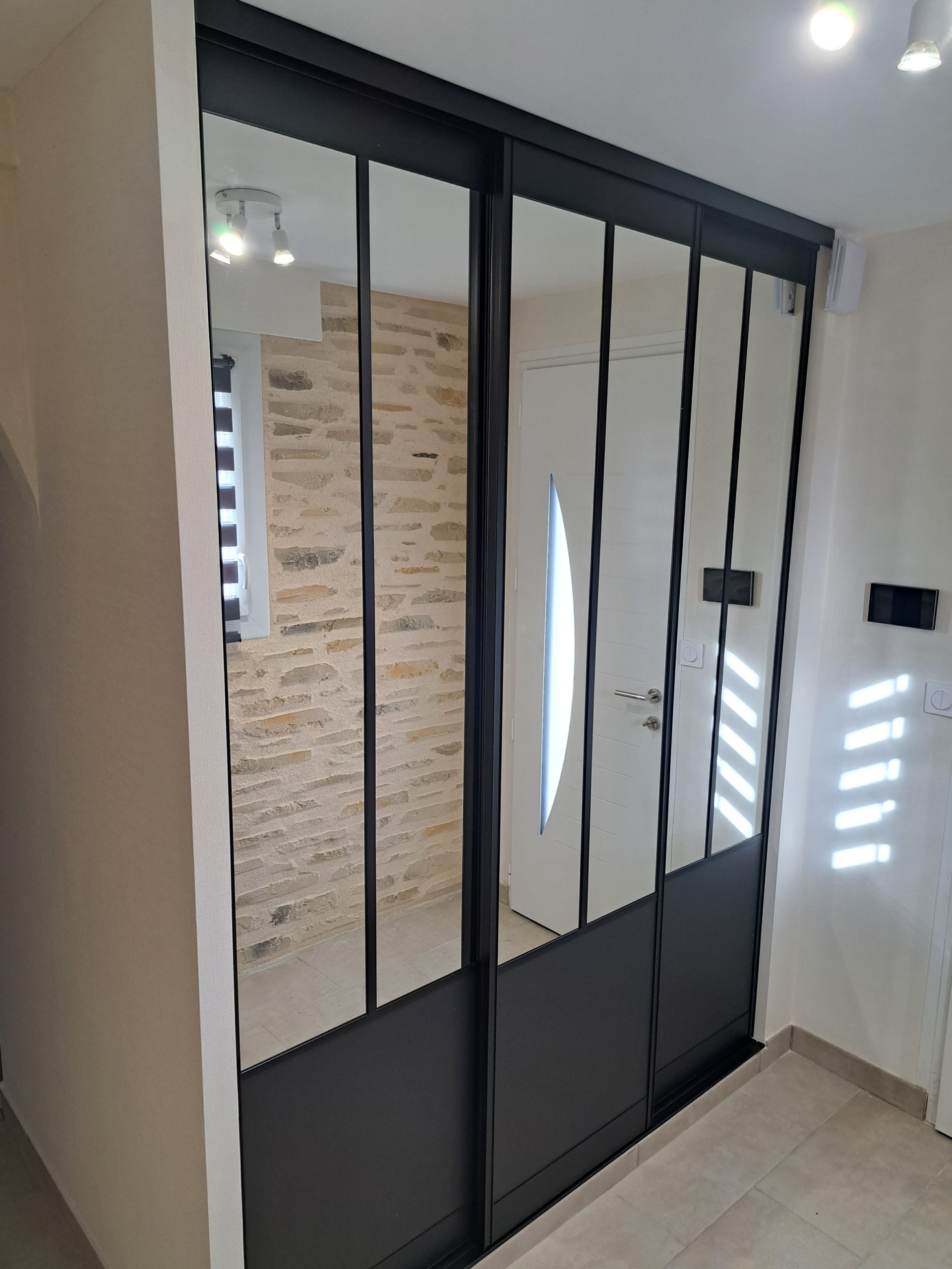 Portes de placard miroir